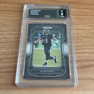 Jalen Hurts Philadelphia Eagles 2022 Panini Chronicles Prizm Black MINT 9